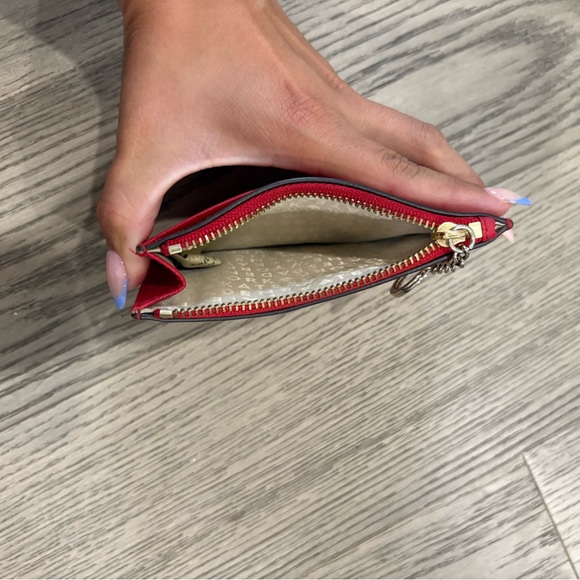 Kate Spade Red Card Holder Wallet - Picture 4 of 4